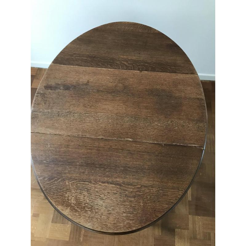 Houten eettafel (uitklapbaar)