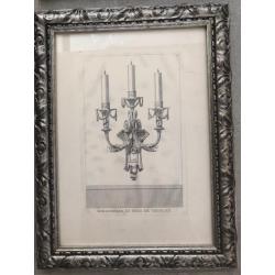 4 x ingelijste  klassieke en stijlvolle Litho´s