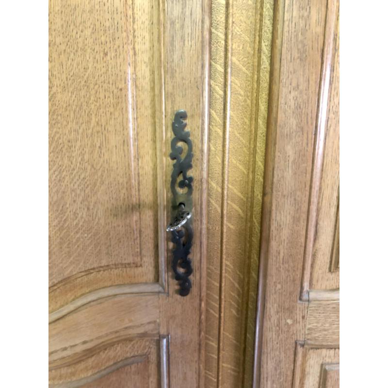 Grote volle eiken kast dressoir - vintage