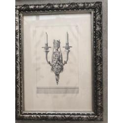 4 x ingelijste  klassieke en stijlvolle Litho´s