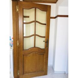 Lot van eiken deuren - 5 stuks deur - vintage