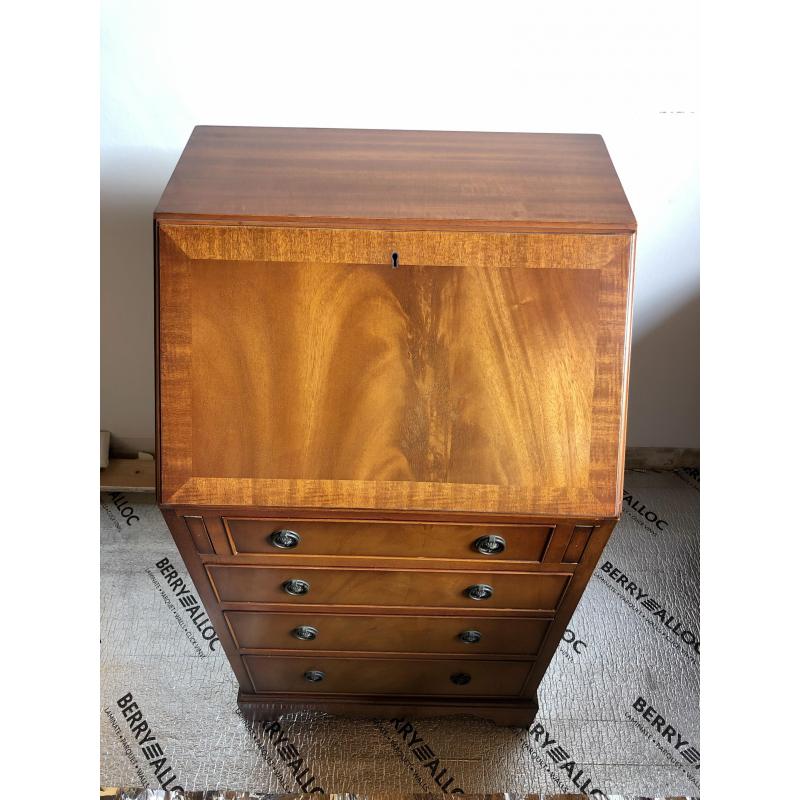 Ladekastje eik secretaire - vintage