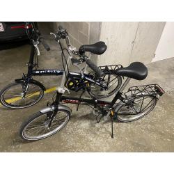2 bijna nieuwe plooifietsen te koop