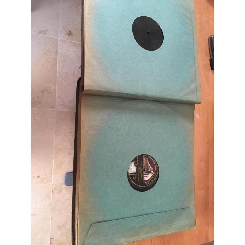 oude bakelieten platen 12 stuks