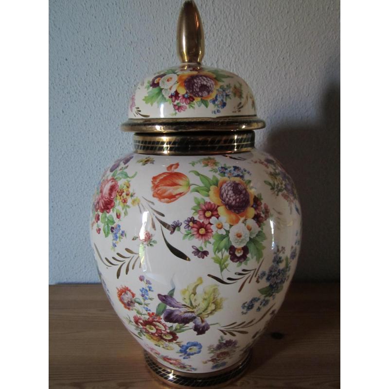 Unieke retro H.BEQUET vaas (jaren'50/'60)