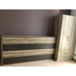 Praktisch en compact opklapbed/logeerbed Albero