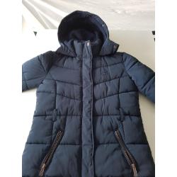 Winter blauwe Jas
