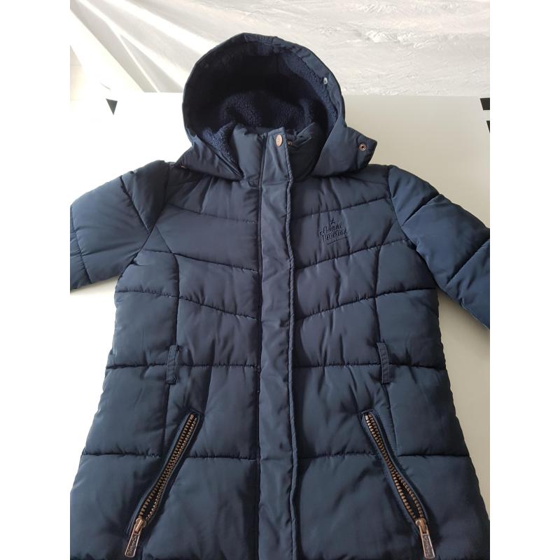 Winter blauwe Jas