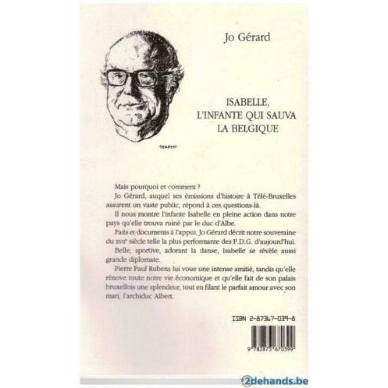 Jo Gérard - Isabelle, l'infante de Belgique
