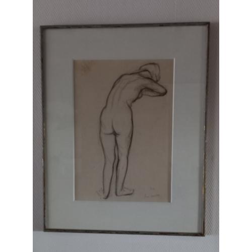 Potloodtekening  met originele kader