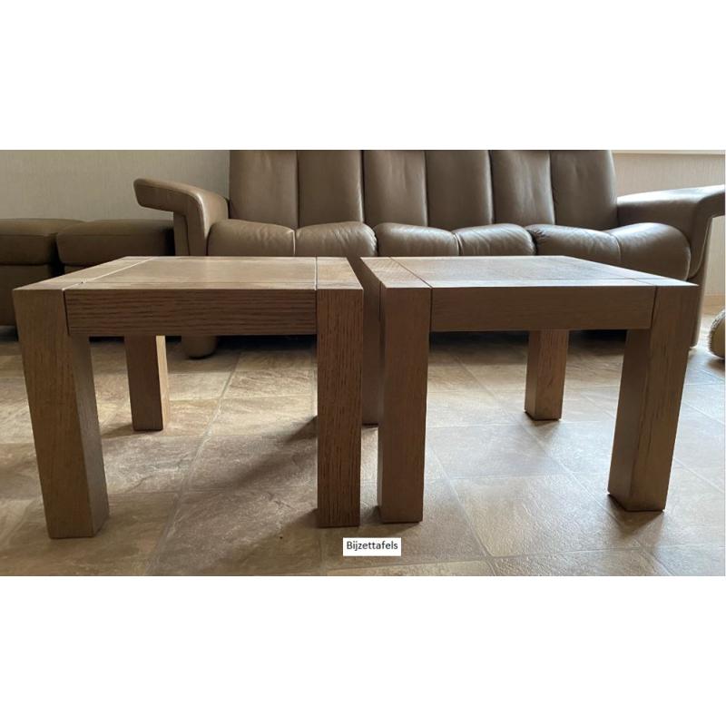 Complete eetkamer in eik