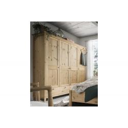 Tweepersoons bed Emile. Massief grenen hout.