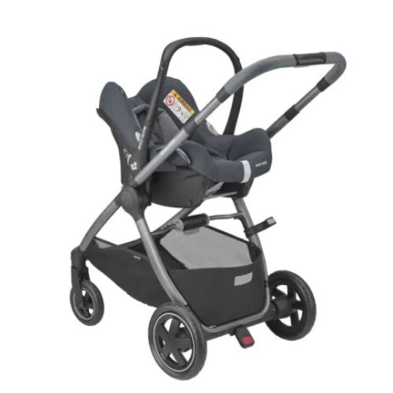 Maxi-Cosi Adorra wandelwagenset 3 in 1 Essential Graphite: NIEUW