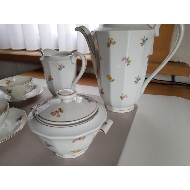 Vintage - Cerabel porselein KOFFIESERVIES