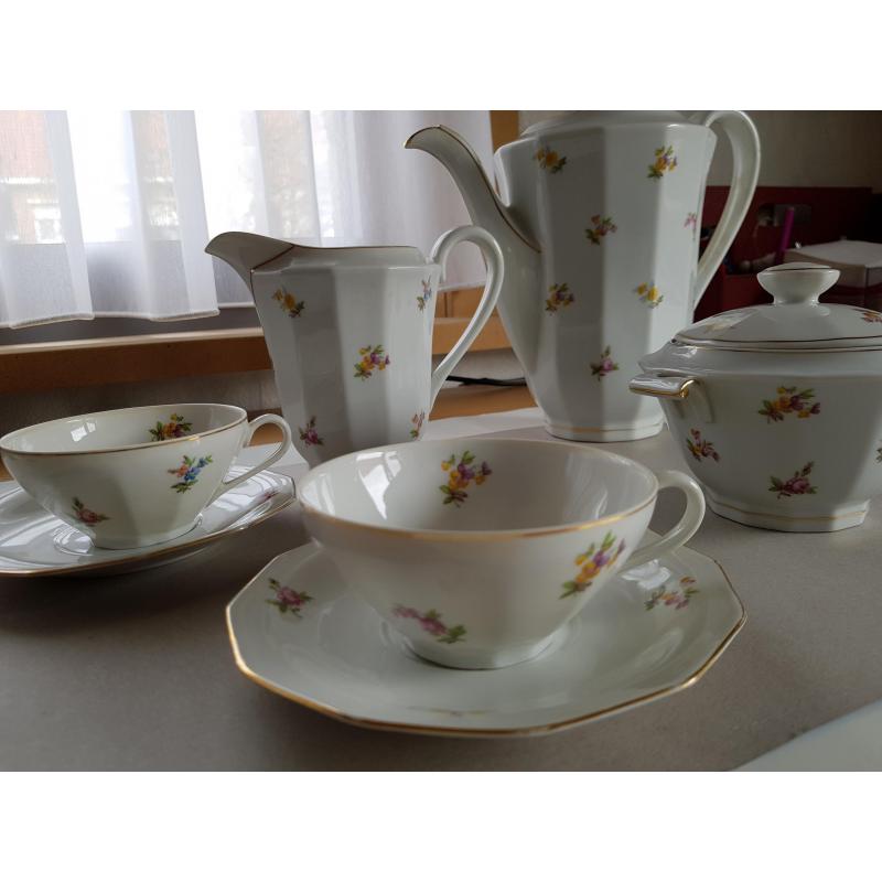 Vintage - Cerabel porselein KOFFIESERVIES