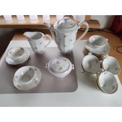 Vintage - Cerabel porselein KOFFIESERVIES