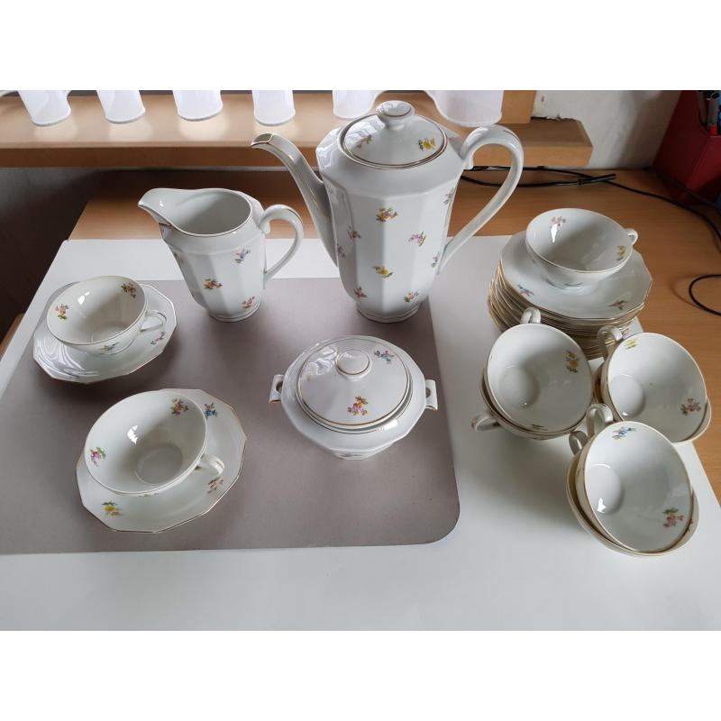 Vintage - Cerabel porselein KOFFIESERVIES