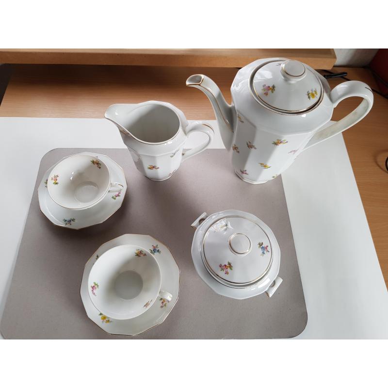 Vintage - Cerabel porselein KOFFIESERVIES