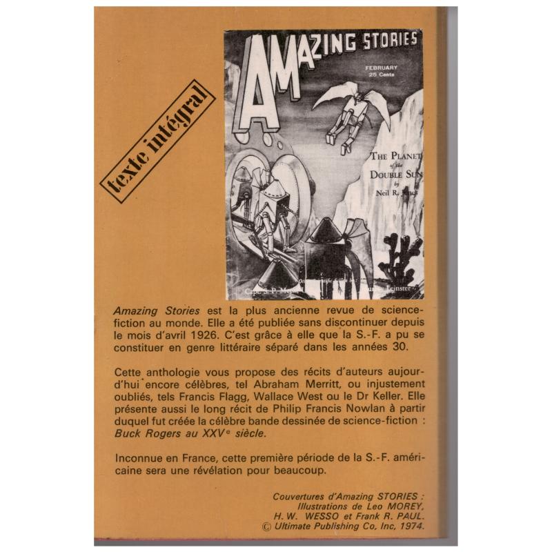 Jacques Sadoul - Les Meilleurs récits De Amazing Stories, Période 1926/32
