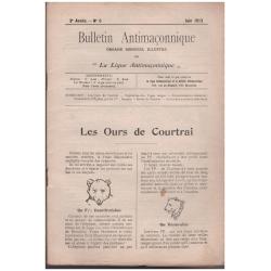 Bulletin Antimaçonnique - Les ours de Courtrai