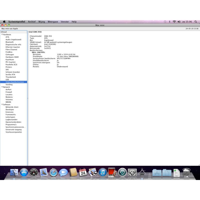 Te Koop Mac Mini YM7501JVYL2 en 110 Watt Adapt. en Apple Mighty Mouse.