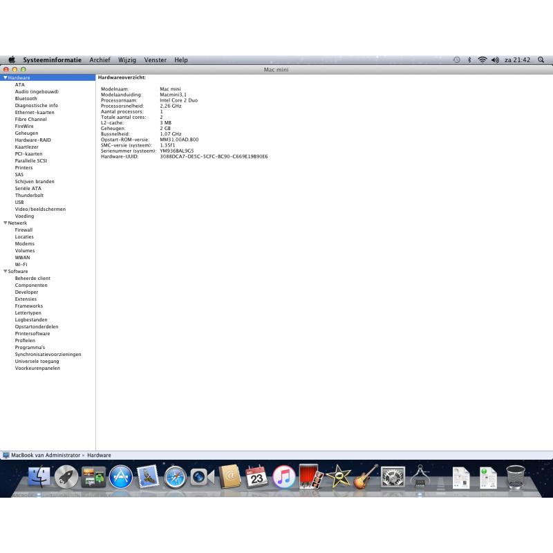 Te Koop Mac Mini YM936BAL9G5 en Lcd en Airport Extreme Enz.