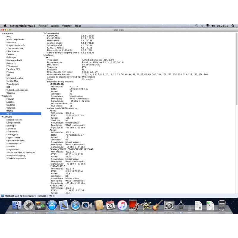 Te Koop Mac Mini YM008BCC9G5 en 2 Lcd,s en Isight Camera Enz.
