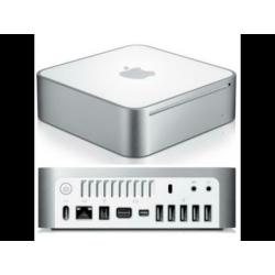 Te Koop een Mac Mini 3.1 Intel Core 2 Duo 64 Bit Computer met Serienummer YM008B2C9G5 met 2,26 Ghz en de Stroomadapter en een All. Apple Toetsenbord (Een paar toetsen werken niet) en Apple Mighty Usb Mouse en een Videoadapter Thunderbolt naar Dvi.