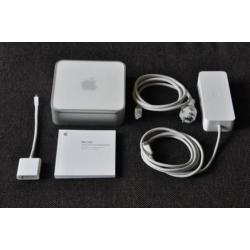 Te Koop een Mac Mini 3.1 Intel Core 2 Duo 64 Bit Computer met Serienummer YM008B2C9G5 met 2,26 Ghz en de Stroomadapter en een All. Apple Toetsenbord (Een paar toetsen werken niet) en Apple Mighty Usb Mouse en een Videoadapter Thunderbolt naar Dvi.