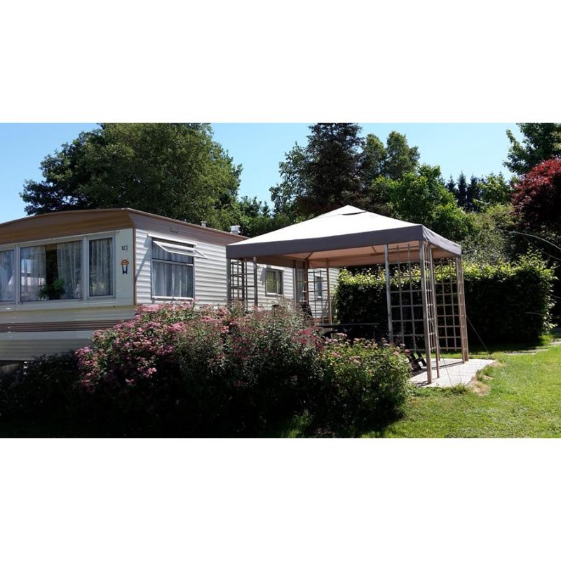 Stacaravan verwarmd zwembad Ardennen-Eifel