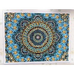 Diamond Painting "Mandala" 42 x 32cm afgewerkt