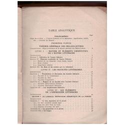 Jules Verest - Manuel de Littérature - Principes - Faits Géneraux - Lois