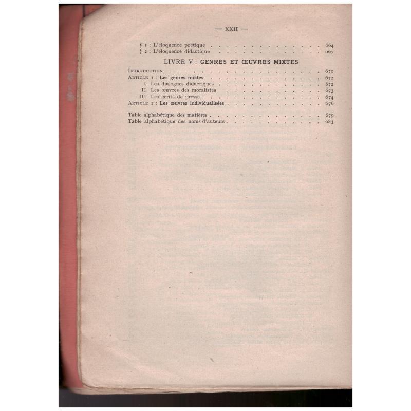 Jules Verest - Manuel de Littérature - Principes - Faits Géneraux - Lois