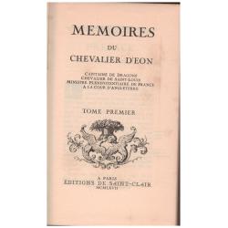 Chevalier d'Eon - Mémoires du chevalier d'Eon 1 & 2