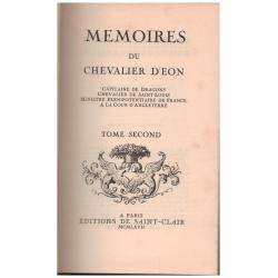Chevalier d'Eon - Mémoires du chevalier d'Eon 1 & 2