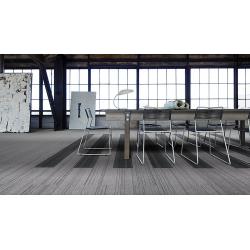 Blauwe 'Laminaat' Tapijttegels 25cm x 100cm Zeer decoratief!