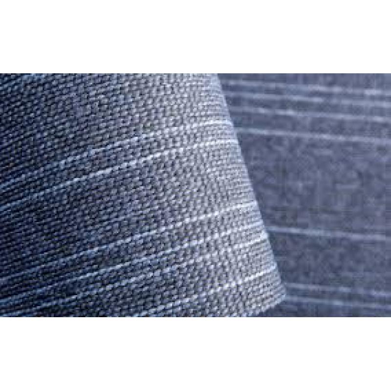 Blauwe 'Laminaat' Tapijttegels 25cm x 100cm Zeer decoratief!
