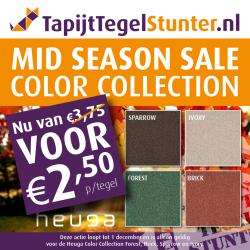 Restpartijen Nieuwe Tapijttegels NU GRATIS BEZORGING!