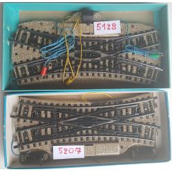 MÄRKLIN groot lot metalen SPOREN en WISSELS