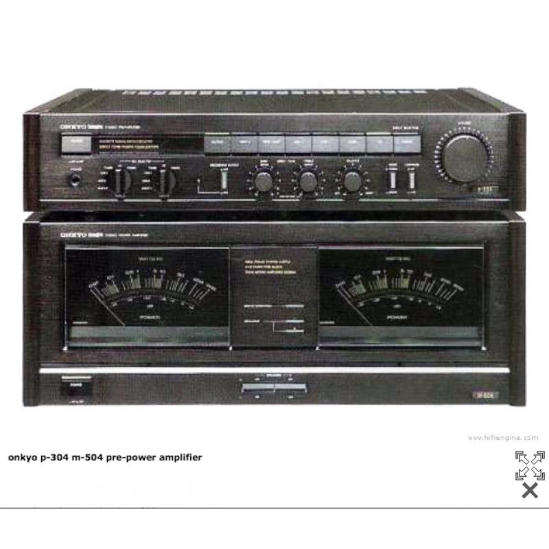 ONKYO INtegra voor- en eindversterker