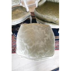 Salon zetel, stoel en poef