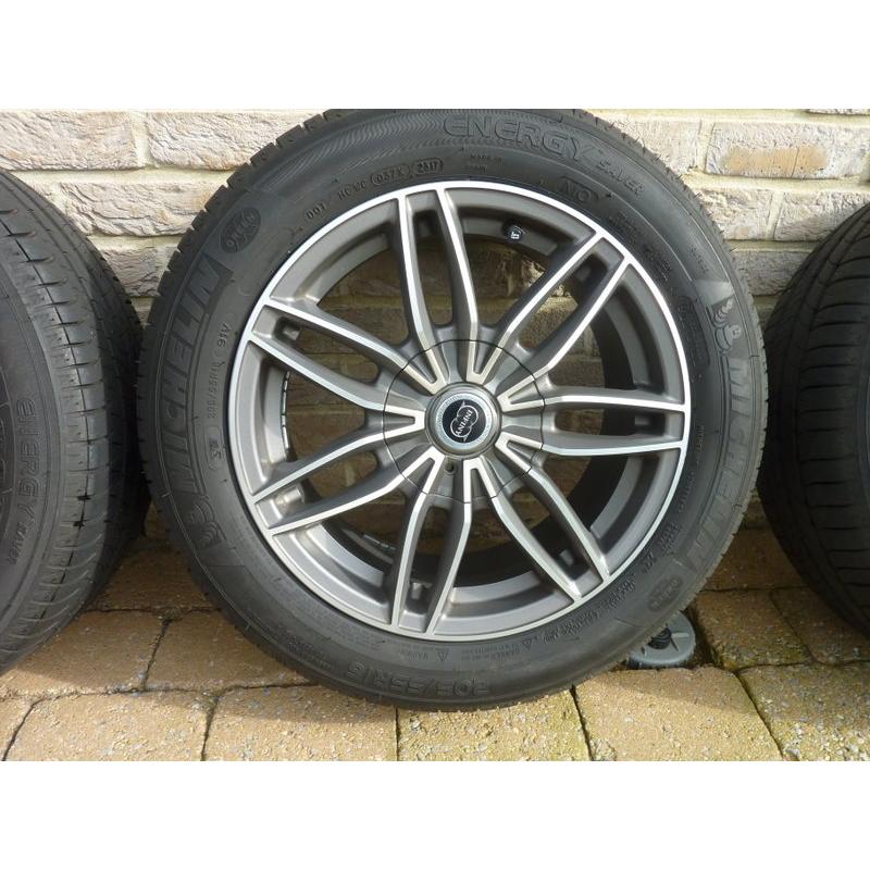 stel aluminium velgen met banden Michelin Energy Saver 205/55R16 91V MO