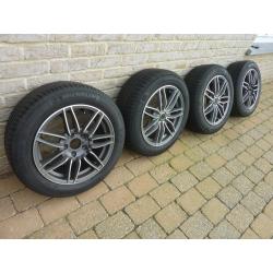 stel aluminium velgen met banden Michelin Energy Saver 205/55R16 91V MO