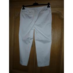 Witte 7/8e broek Daxon mt 44 NIEUW