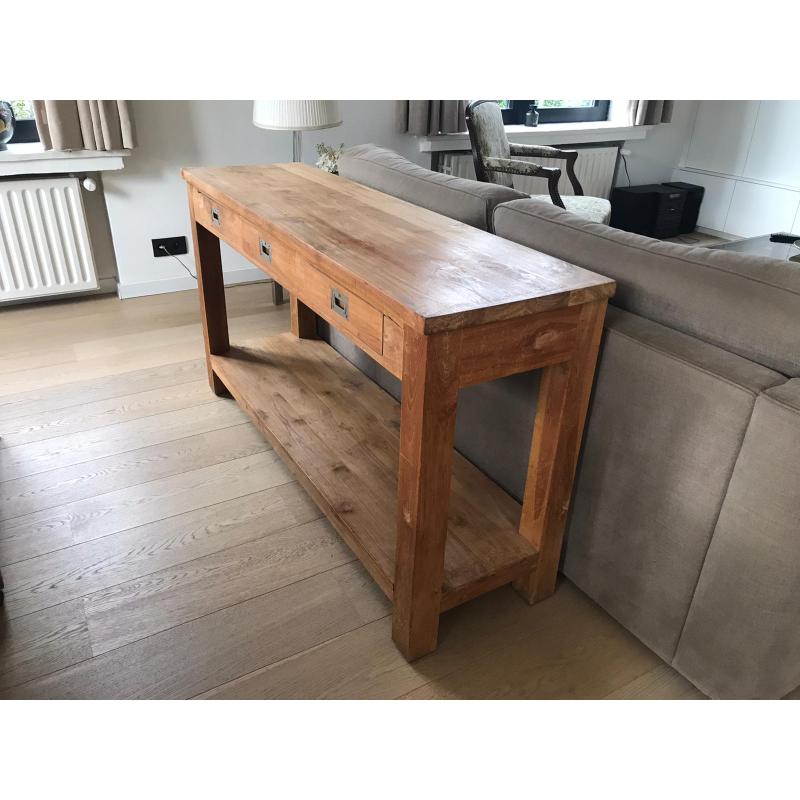 Teak Houten Side Table