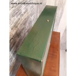 Industriële Vintage Pragotron wandklok
