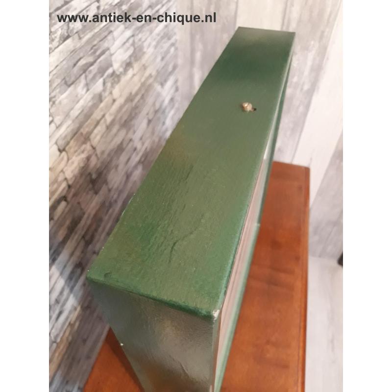 Industriële Vintage Pragotron wandklok