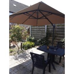 Zweefparasol Platinum Challenger T2 3x3m, dubbel kantelbaar