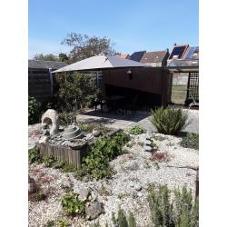 Zweefparasol Platinum Challenger T2 3x3m, dubbel kantelbaar