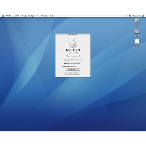 Te Koop Quicksilver en Apple T. en Apple Mighty Mouse en Lcd.